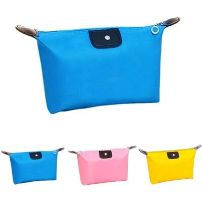 TRIXES Lot de 3 petites pochettes voyage imperméables Rose Jaune Bleu Pochettes de rangement pour maquillage, cosmétiques, articles de toilette, pinceaux et accessoires Idéales en voyage. TRIXES Lot de 3 petites pochettes voyage imperméables Rose Jaune Bleu Pochettes de rangement pour maquillage, cosmétiques, articles de toilette, pinceaux et accessoires Idéales en voyage.