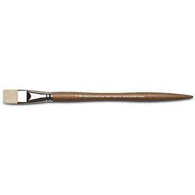 Winsor & Newton Artists Pinceau Synthetique Huile Plat Court Taille 12 Poils synthétiques marqués, excellente capacité de charge, fait à la main en Angleterre, pour peinture à l'huile Winsor & Newton Artists Pinceau Synthetique Huile Plat Court Taille 12 Poils synthétiques marqués, excellente capacité de charge, fait à la main en Angleterre, pour peinture à l'huile