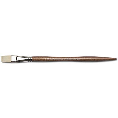 Winsor & Newton Artists Pinceau Synthetique Huile Plat Taille 10 Poils synthétiques marqués, excellente capacité de charge, fait à la main en Angleterre, pour peinture à l'huile Winsor & Newton Artists Pinceau Synthetique Huile Plat Taille 10 Poils synthétiques marqués, excellente capacité de charge, fait à la main en Angleterre, pour peinture à l'huile