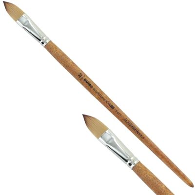 KUM Wood Line 5127111 Pinceau acrylique et huile en forme de langue de chat Taille 20 KUM Wood Line 5127111 Pinceau acrylique et huile en forme de langue de chat Taille 20