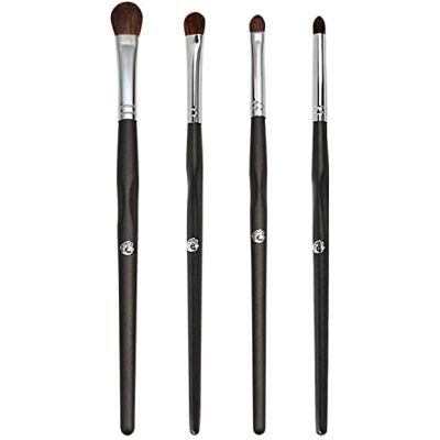 ENERGY 4 en 1 Essential Eyeshadow Brush Set de pinceaux de maquillage, y compris pinceau estompeur, pinceau crayon ENERGY 4 en 1 Essential Eyeshadow Brush Set de pinceaux de maquillage, y compris pinceau estompeur, pinceau crayon