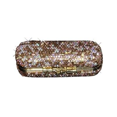 AHIOJEGX Étui à rouge à lèvres avec miroir incrusté de diamants Mini outils de maquillage portable pour femme, Kahaki., One Size, Classique AHIOJEGX Étui à rouge à lèvres avec miroir incrusté de diamants Mini outils de maquillage portable pour femme, Kahaki., One Size, Classique