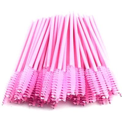 Aqxyxsw 1000 pcs/lot brosse à cils jetable applicateur de Mascara brosse à sourcils rose avec outils cosmétiques maquillage cheveux en Fiber synthétique lingli Aqxyxsw 1000 pcs/lot brosse à cils jetable applicateur de Mascara brosse à sourcils rose avec outils cosmétiques maquillage cheveux en Fiber synthétique lingli