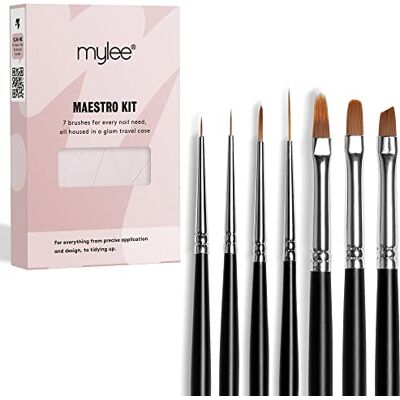 MYLEE Kit Maestro de pour l'application de vernis à ongles et de gel. Outil de manucure de qualité professionnelle Idéal pour une utilisation à domicile ou en salon MYLEE Kit Maestro de pour l'application de vernis à ongles et de gel. Outil de manucure de qualité professionnelle Idéal pour une utilisation à domicile ou en salon