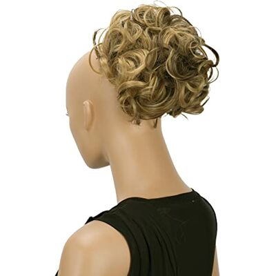 CAISHA Chignon Postiche Tresse Chignon Chignon Hepburn Attache Cheveux Chignons Mélange Blond Brun HK116 CAISHA Chignon Postiche Tresse Chignon Chignon Hepburn Attache Cheveux Chignons Mélange Blond Brun HK116