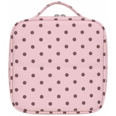 Generic Sac de rangement pliable multifonction en polyuréthane pour femme avec miroir Trousse de toilette de voyage portable Grande capacité Multi-cloisons Organiseur de voyage pour cosmétiques, rose Generic Sac de rangement pliable multifonction en polyuréthane pour femme avec miroir Trousse de toilette de voyage portable Grande capacité Multi-cloisons Organiseur de voyage pour cosmétiques, rose