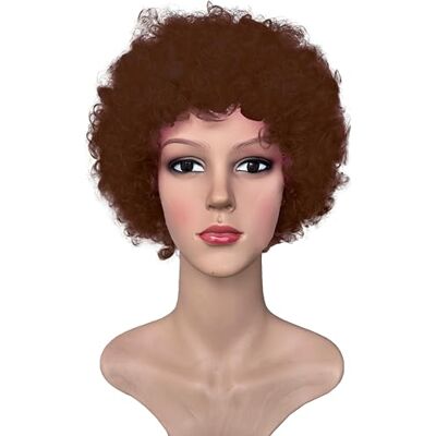 TMK 5800 Perruque clown pour fêtes Cosplay Carnaval Halloween Multipack (marron, 3 pièces) TMK 5800 Perruque clown pour fêtes Cosplay Carnaval Halloween Multipack (marron, 3 pièces)