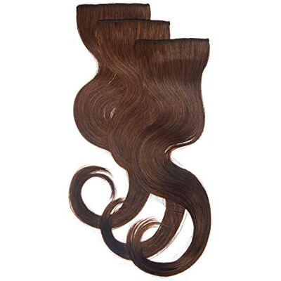 Balmain DoubleHair Lot de 3 extensions de cheveux humains n°L5 Châtain clair Longueur 40 cm 0,11 kg Balmain DoubleHair Lot de 3 extensions de cheveux humains n°L5 Châtain clair Longueur 40 cm 0,11 kg