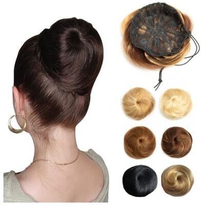 Xumh2024-3 Postiche Chignon Extension de chignon en cheveux humains, donut instantané, queue cheval avec cordon serrage(12) Xumh2024-3 Postiche Chignon Extension de chignon en cheveux humains, donut instantané, queue cheval avec cordon serrage(12)