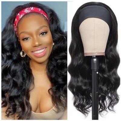 Xilin-872 Perruque Bandeau Perruque Body Wave Perruque de cheveux humains Sans colle Sans dentelle avant Perruque pour femme noire Couleur naturelle Remy Full Machine Wear and Go Perruques 180 % densité Cosplay Xilin-872 Perruque Bandeau Perruque Body Wave Perruque de cheveux humains Sans colle Sans dentelle avant Perruque pour femme noire Couleur naturelle Remy Full Machine Wear and Go Perruques 180 % densité Cosplay