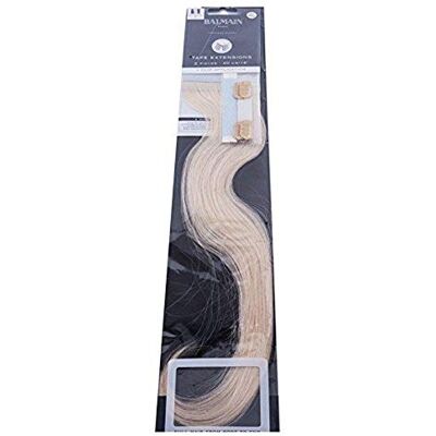 Balmain Lot de 2 mèches d'extensions en cheveux naturels Remy Blond cendré 40 cm Balmain Lot de 2 mèches d'extensions en cheveux naturels Remy Blond cendré 40 cm