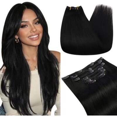 Ugeat Clip Extension Cheveux Humains 14 Pouces Clip Extension Naturelles 120 Grammes Extention Cheveux Naturelles Clip Noir #1 Extension Cheveux à Clip Humain 8 Pièces Extension a Clip Ugeat Clip Extension Cheveux Humains 14 Pouces Clip Extension Naturelles 120 Grammes Extention Cheveux Naturelles Clip Noir #1 Extension Cheveux à Clip Humain 8 Pièces Extension a Clip