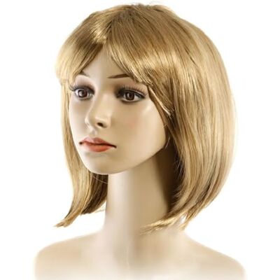 TMK Perruque Bob pour fêtes Cosplay Carnaval Halloween Multipack cond.5700 (blond foncé, 3 pièces) TMK Perruque Bob pour fêtes Cosplay Carnaval Halloween Multipack cond.5700 (blond foncé, 3 pièces)