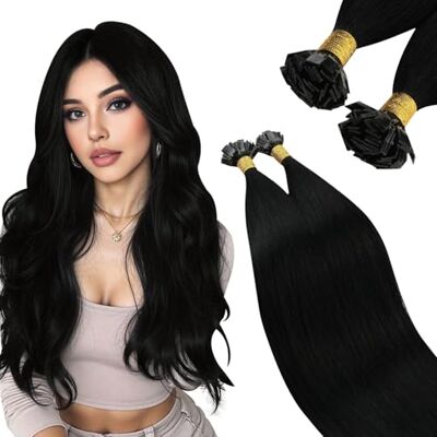 Ugeat Extensions à Chaud 18Pouces Flat Tip Extension 1G/Strand Extensions Keratine Remy Hair 50Brin/Set Remy Hair Extension a Chaud Noir #1 Extensions Naturels à Chaud Ugeat Extensions à Chaud 18Pouces Flat Tip Extension 1G/Strand Extensions Keratine Remy Hair 50Brin/Set Remy Hair Extension a Chaud Noir #1 Extensions Naturels à Chaud