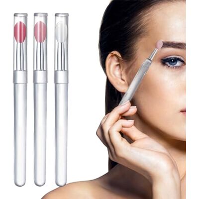 Opilroyn Lot de 3 pinceaux à lèvres en silicone avec couvercle, applicateur à lèvres portable, applicateur de lèvres réutilisable, pinceau à lèvres pour gloss, pinceau à lèvres, pinceau à lèvres, applicateur Opilroyn Lot de 3 pinceaux à lèvres en silicone avec couvercle, applicateur à lèvres portable, applicateur de lèvres réutilisable, pinceau à lèvres pour gloss, pinceau à lèvres, pinceau à lèvres, applicateur
