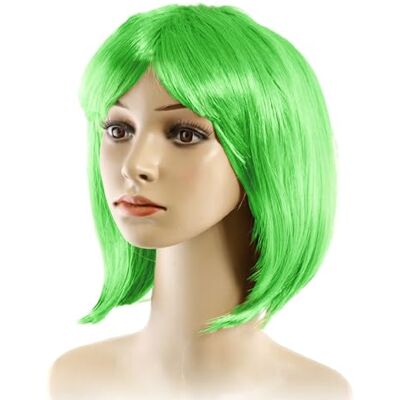 TMK Perruque Bob pour fêtes Cosplay Carnaval Halloween Multipack cond.5700 (vert, 6 pièces) TMK Perruque Bob pour fêtes Cosplay Carnaval Halloween Multipack cond.5700 (vert, 6 pièces)
