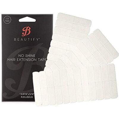 Walker Tape Beautify No Shine Lot de 120 bandes adhésives double face 4 cm x 0,8 cm Walker Tape Beautify No Shine Lot de 120 bandes adhésives double face 4 cm x 0,8 cm