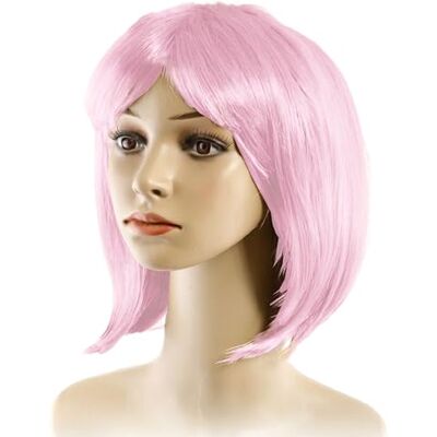 TMK Perruque Bob pour fêtes Cosplay Carnaval Halloween Multipack cond.5700 (rose, 6 pièces) TMK Perruque Bob pour fêtes Cosplay Carnaval Halloween Multipack cond.5700 (rose, 6 pièces)