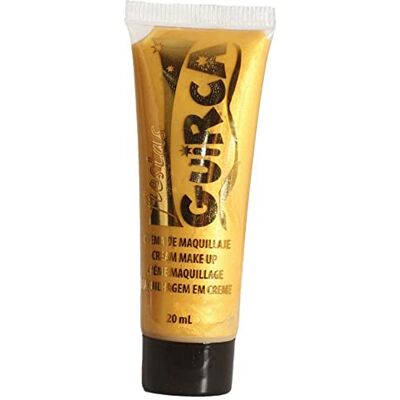 FIESTAS GUIRCA Guirca Tube de Maquillage en crème Or 20 ML. en Blister, 15444 FIESTAS GUIRCA Guirca Tube de Maquillage en crème Or 20 ML. en Blister, 15444