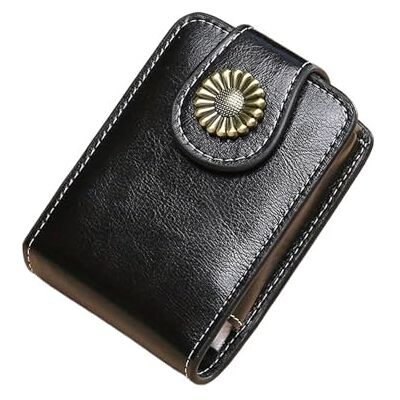 SHBHWS Étui à rouge à lèvres portable avec miroir – Trousse de maquillage de voyage compacte pour rouge à lèvres, gloss à lèvres, baume à lèvres (noir) SHBHWS Étui à rouge à lèvres portable avec miroir – Trousse de maquillage de voyage compacte pour rouge à lèvres, gloss à lèvres, baume à lèvres (noir)
