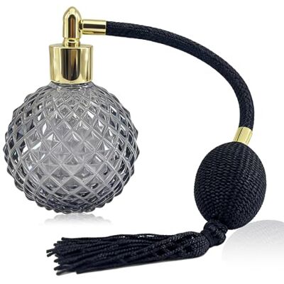 Parfumlism 1 flacon pulvérisateur de parfum 100 ml, dégradé de couleur, flacon atomiseur rechargeable avec long gland, accessoires d'eau à brume continue professionnels, salons de maquillage et barbiers. (noir) Parfumlism 1 flacon pulvérisateur de parfum 100 ml, dégradé de couleur, flacon atomiseur rechargeable avec long gland, accessoires d'eau à brume continue professionnels, salons de maquillage et barbiers. (noir)