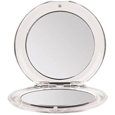 TITANIA Miroir de poche pliable avec miroir normal et grossissement x3 99 g TITANIA Miroir de poche pliable avec miroir normal et grossissement x3 99 g