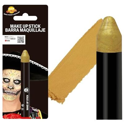 FIESTAS GUIRCA GUI15219 Blister Pack : Bâton de maquillage, 14 x 90. Or FIESTAS GUIRCA GUI15219 Blister Pack : Bâton de maquillage, 14 x 90. Or