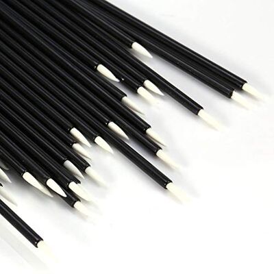 Uxsiya 50 pièces jetables eyeliner brosse applicateur de fard à paupières yeux maquillage outil cosmétique kit de brosse cosmétique Uxsiya 50 pièces jetables eyeliner brosse applicateur de fard à paupières yeux maquillage outil cosmétique kit de brosse cosmétique