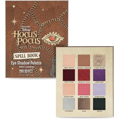 MAD Beauty Disney Hocus Pocus Book Palette de fards à paupières, cadeau pour fille, cadeau pour elle MAD Beauty Disney Hocus Pocus Book Palette de fards à paupières, cadeau pour fille, cadeau pour elle