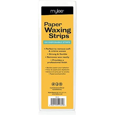 MYLEE Lot de 100 bandes de cire en papier professionnel, excellentes, durables et légères, qualité professionnelle, pour épilation à la maison ou au salon MYLEE Lot de 100 bandes de cire en papier professionnel, excellentes, durables et légères, qualité professionnelle, pour épilation à la maison ou au salon