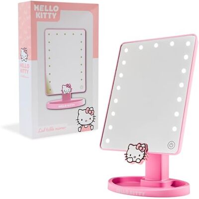 Get Trend Hello Kitty Miroir de Table LED avec Plateau à Bijoux, Chambre et Voyage pour Elle Get Trend Hello Kitty Miroir de Table LED avec Plateau à Bijoux, Chambre et Voyage pour Elle