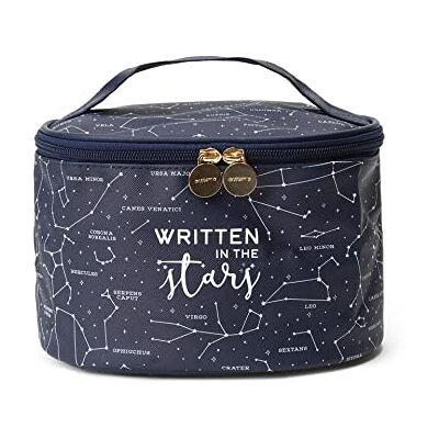 Legami Beauty Case, sac de maquillage spacieux, fermeture à glissière, poches intérieures, attaches porte-pinceaux, de voyage, 21 x 19 cm, Stars, Casual Legami Beauty Case, sac de maquillage spacieux, fermeture à glissière, poches intérieures, attaches porte-pinceaux, de voyage, 21 x 19 cm, Stars, Casual
