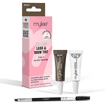 MYLEE Express Kit 2 en 1 sans mélange pour cils et sourcils Coloration + gel Developer + Pinceau double face Peinture professionnelle pour cils et sourcils Longue durée Semi permanent (marron) Teinte + Gel Developer + Pinceau Double Face Professionnel C MYLEE Express Kit 2 en 1 sans mélange pour cils et sourcils Coloration + gel Developer + Pinceau double face Peinture professionnelle pour cils et sourcils Longue durée Semi permanent (marron) Teinte + Gel Developer + Pinceau Double Face Professionnel C