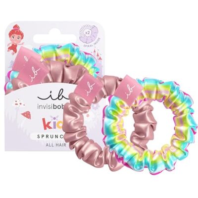 Invisibobble Kids Lot de 2 élastiques à cheveux pour fille Bleu et rose Invisibobble Kids Lot de 2 élastiques à cheveux pour fille Bleu et rose