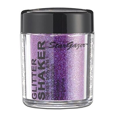 Stargazer Paillettes à saupoudrer corps et visage couleur : violet fluorescent sous lumière noire (UV) Stargazer Paillettes à saupoudrer corps et visage couleur : violet fluorescent sous lumière noire (UV)