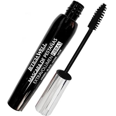 XXL Lashes Mascara volume push up de luxe, mascara adapté aux extensions de cils car soluble dans l'eau, pour des cils noirs profonds définis, vegan, non testé sur les animaux XXL Lashes Mascara volume push up de luxe, mascara adapté aux extensions de cils car soluble dans l'eau, pour des cils noirs profonds définis, vegan, non testé sur les animaux