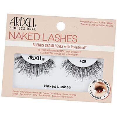 Ardell Faux cils Naked Lashes 429 Se fond sans bords avec l'Invisiband Volume et longueur légère 1 paire de cils Souligne le regard Ardell Faux cils Naked Lashes 429 Se fond sans bords avec l'Invisiband Volume et longueur légère 1 paire de cils Souligne le regard