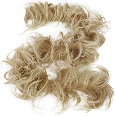 CAISHA XXL Postiche Choucho Avoir Les Cheveux Relevés Volumineux Bouclé Chignon Blond Clair HW26 CAISHA XXL Postiche Choucho Avoir Les Cheveux Relevés Volumineux Bouclé Chignon Blond Clair HW26