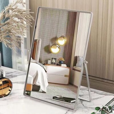 Gosider Miroir de table rectangulaire 30 x 22 cm Simple face Pivotant à 90° Pour maquillage, commode, salon, chambre à coucher, bureau Haute définition Gosider Miroir de table rectangulaire 30 x 22 cm Simple face Pivotant à 90° Pour maquillage, commode, salon, chambre à coucher, bureau Haute définition