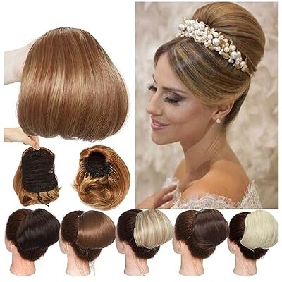 Generic Chignon cheveux synthétiques chignon chignon droit cordon queue de cheval, cheveux raides chignon extensions 6 pouces courte queue de cheval clip en queue de cheval synthétique postiche chignon Generic Chignon cheveux synthétiques chignon chignon droit cordon queue de cheval, cheveux raides chignon extensions 6 pouces courte queue de cheval clip en queue de cheval synthétique postiche chignon