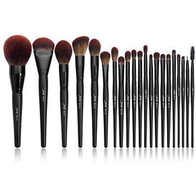 Jessup Pinceaux maquillage Set Pinceau de maquillage Cosmétique Fond de teint poudre Ombre à paupières Eyeliner Estompeur Lèvres T271 Noir Jessup Pinceaux maquillage Set Pinceau de maquillage Cosmétique Fond de teint poudre Ombre à paupières Eyeliner Estompeur Lèvres T271 Noir