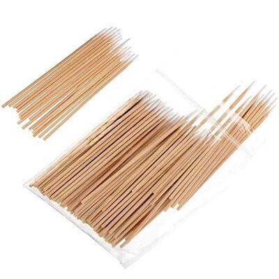 ANCLLO Lot de 500 cotons-tiges pointus avec poignée en bois pour maquillage, cosmétiques, oreilles, bijoux, embouts ANCLLO Lot de 500 cotons-tiges pointus avec poignée en bois pour maquillage, cosmétiques, oreilles, bijoux, embouts