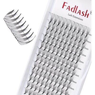 FADLASH Volume Russe C Curl 8D 0.07mm 8~14mm Extensions de Cils Naturel Longs Cils Individuels Cils Professionnels Grappes Naturelles Flare Sans Noeud (C curl 0.07mm, 8D 8-14mm) FADLASH Volume Russe C Curl 8D 0.07mm 8~14mm Extensions de Cils Naturel Longs Cils Individuels Cils Professionnels Grappes Naturelles Flare Sans Noeud (C curl 0.07mm, 8D 8-14mm)