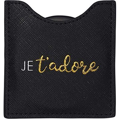DRAEGER PARIS 1886 Toga Draeger Miroir Je t'adore Miroir Rond de Poche à Emmener Partout Idéal Cadeau Anniversaire, Toutes Occasions Dimensions 8,5 cm x 8 cm 76005904 DRAEGER PARIS 1886 Toga Draeger Miroir Je t'adore Miroir Rond de Poche à Emmener Partout Idéal Cadeau Anniversaire, Toutes Occasions Dimensions 8,5 cm x 8 cm 76005904