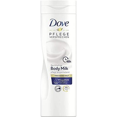 Dove Lot de 12 flacons de lait corporel riche pour peaux sèches 400 ml Dove Lot de 12 flacons de lait corporel riche pour peaux sèches 400 ml