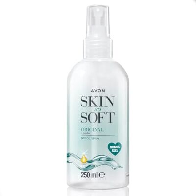 Avon Skin So Soft Original Dry Oil Spray BONUS Size Bottle 250 ml Avon Skin So Soft Original Dry Oil Spray BONUS Size Bottle 250 ml