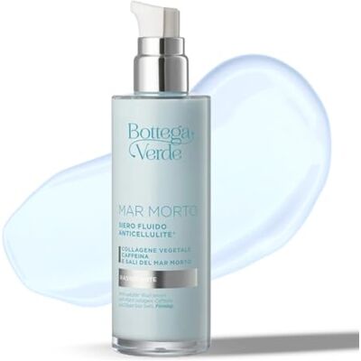 Bottega Verde Mer Morte, Sérum Fluide Corps, Anti-cellulite, 100 ml, Enrichi en collagène végétal, caféine et sels de la mer Morte, raffermissant, anti-imperfections et peau d'orange Bottega Verde Mer Morte, Sérum Fluide Corps, Anti-cellulite, 100 ml, Enrichi en collagène végétal, caféine et sels de la mer Morte, raffermissant, anti-imperfections et peau d'orange