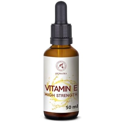 Trust Gouttes de Vitamine E Concentrées 50ml Naturel Pure Haute Résistance pour les soins de la Peau pour Visage Lèvres Beauté Base Cosmétique Trust Gouttes de Vitamine E Concentrées 50ml Naturel Pure Haute Résistance pour les soins de la Peau pour Visage Lèvres Beauté Base Cosmétique