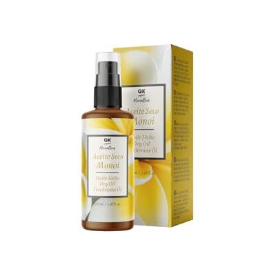 QKnatur Huile sèche de Monoï. Hydratation et nutrition de la peau et des cheveux. Avec absorption rapide 100 ml. Huile de Massage, Visage, Corps, Cheveux. QKnatur Huile sèche de Monoï. Hydratation et nutrition de la peau et des cheveux. Avec absorption rapide 100 ml. Huile de Massage, Visage, Corps, Cheveux.