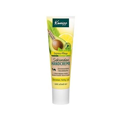 Kneipp Secondes Crème pour les mains Format voyage – Verveine citronnelle & beurre d'avocat – Mains douces en quelques secondes – Absorption rapide sans laisser de sensation collante – Sans Kneipp Secondes Crème pour les mains Format voyage – Verveine citronnelle & beurre d'avocat – Mains douces en quelques secondes – Absorption rapide sans laisser de sensation collante – Sans
